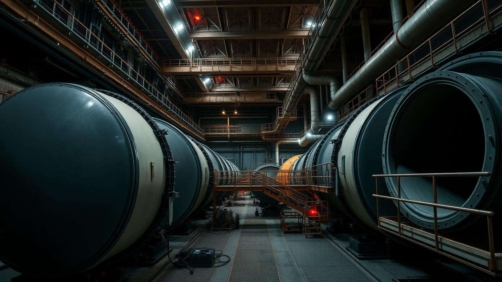 Gas turbine hall of a combined cycle power plant